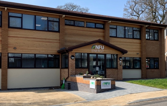The front of the NFU Energy Office