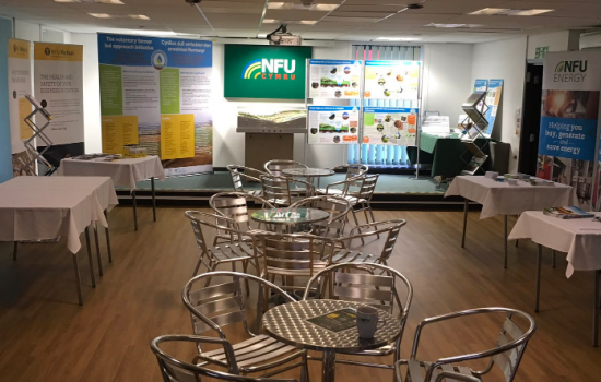 The NFU stand at the Royal Welsh Show The NFU stand at the Royal Welsh Show
