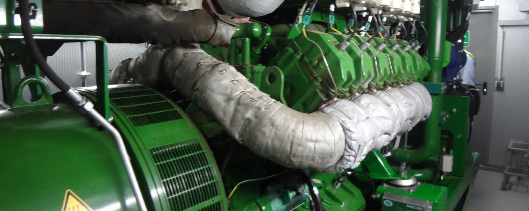 Green CHP engine 