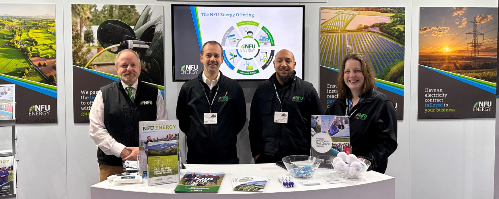 NFU Energy's stand at the Low Carbon Agriculture Show