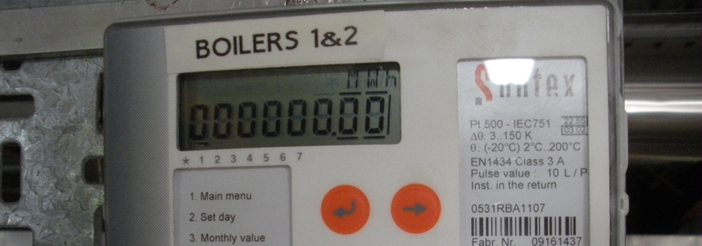 Metering equipment for energy consumption to illustrate the NFU Energy compliance service for Heat Network (Metering and Billing) Regulations 2014